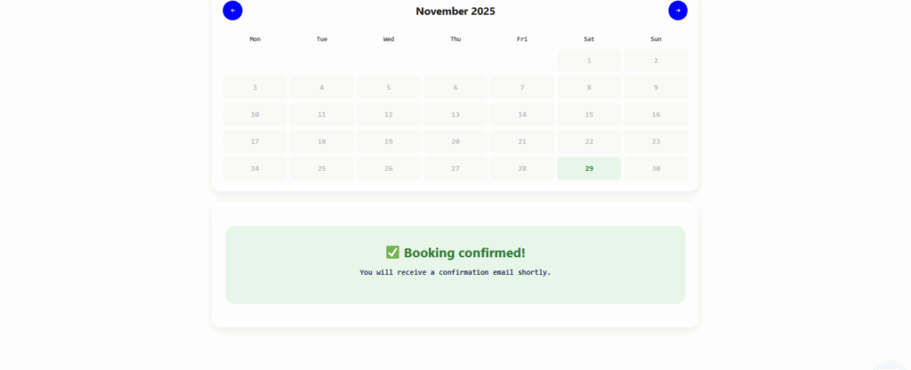 Premium Frontend – Confirmation form 02