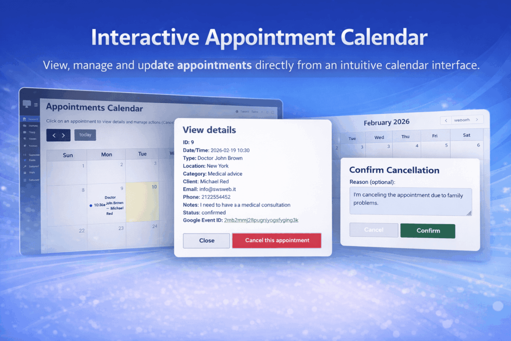 WordPress Appointment Plugin Google Calendar Sync