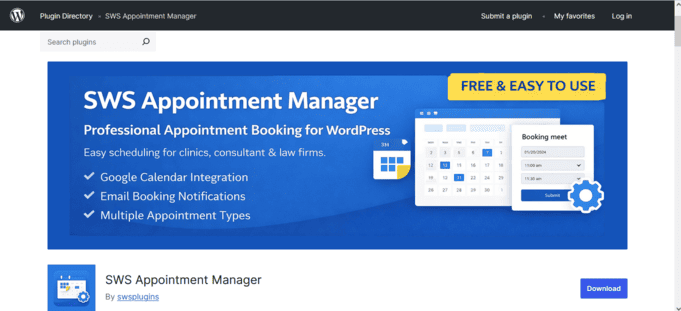Google Calendar Booking Plugin for WordPress